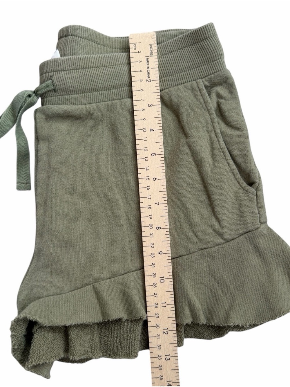 Nation LTD Ruffle-Hem Drawstring Shorts - Picture 5 of 7